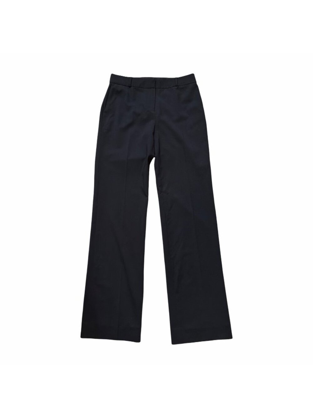 Kate Spade New York 4 Tall Black Wool Blend Tailored Straight Leg Trousers Pant